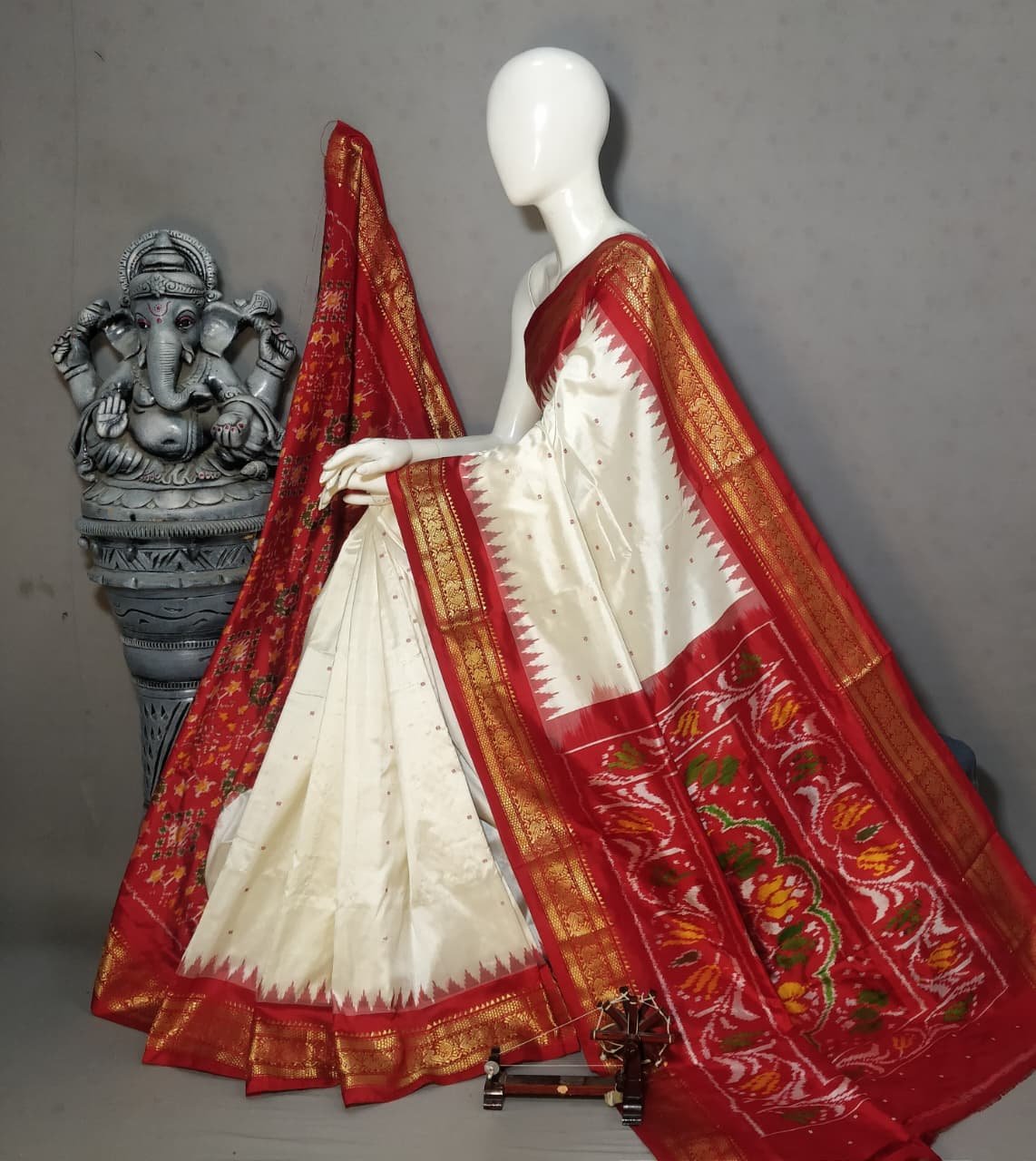 Kanchi Border Ikat - PALUN05-KBIPIZSCD-01