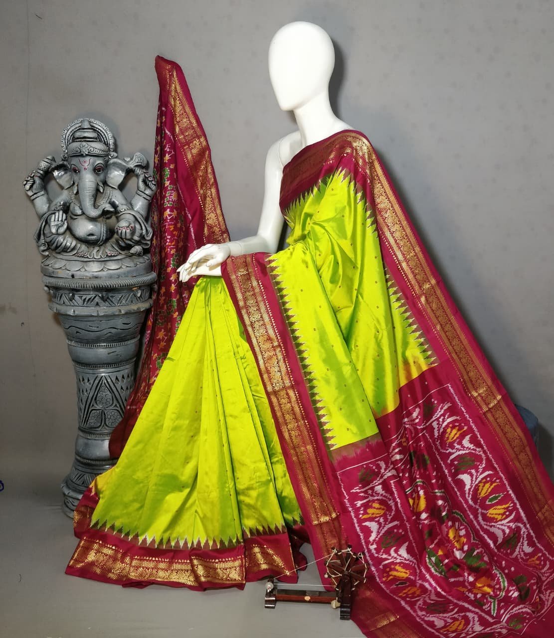 Kanchi Border Ikat - PALUN05-KBIPIZSCD-03