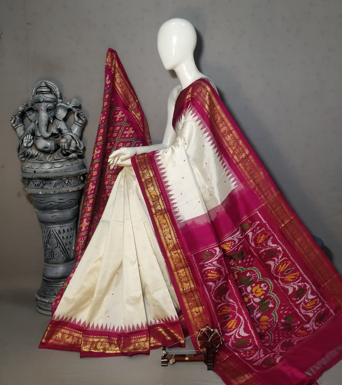 Kanchi Border Ikat - PALUN19-KBIPIZSCD-03