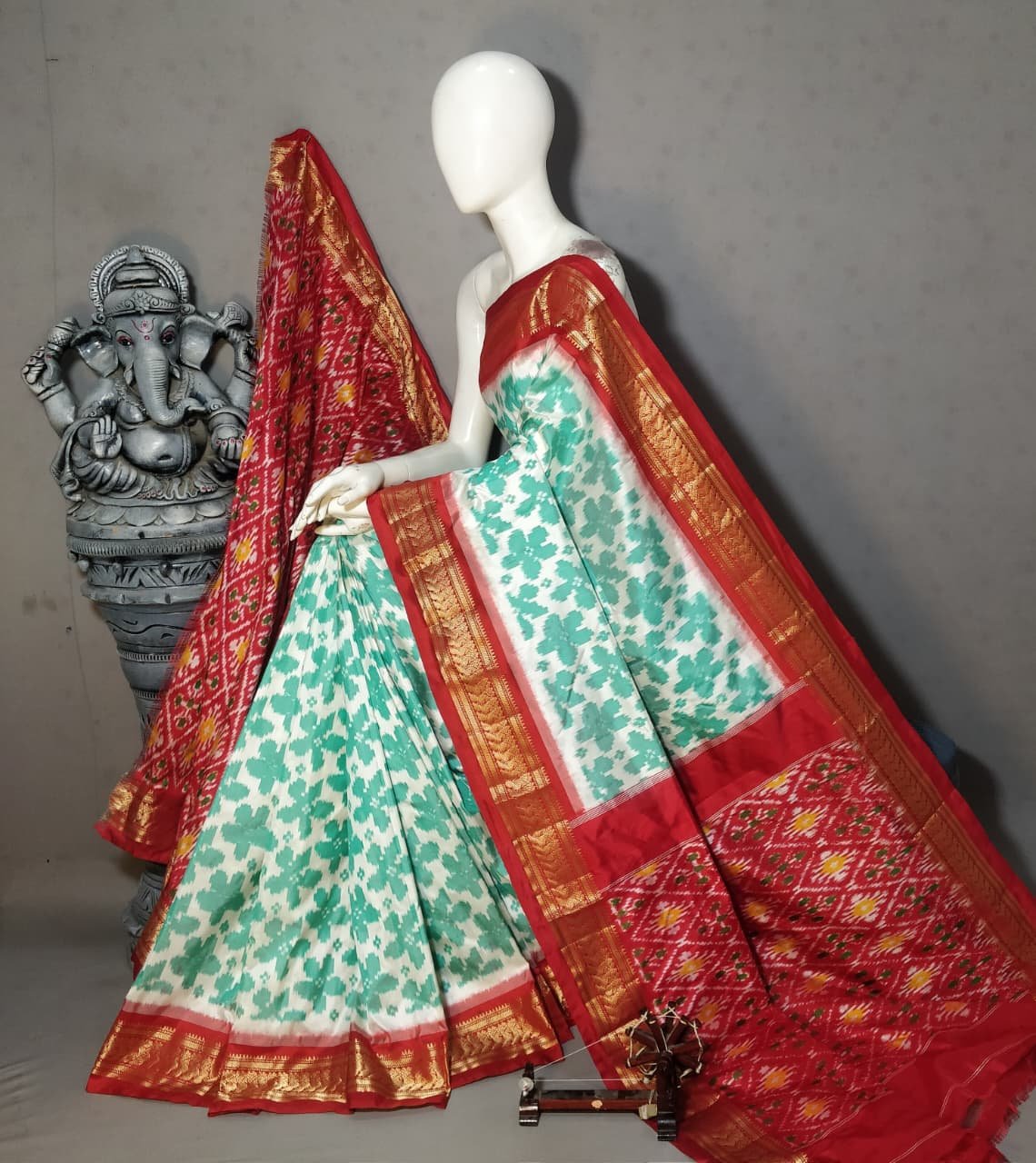 Kanchi Border Ikat - PALUN19-KBIPIZSCD-04