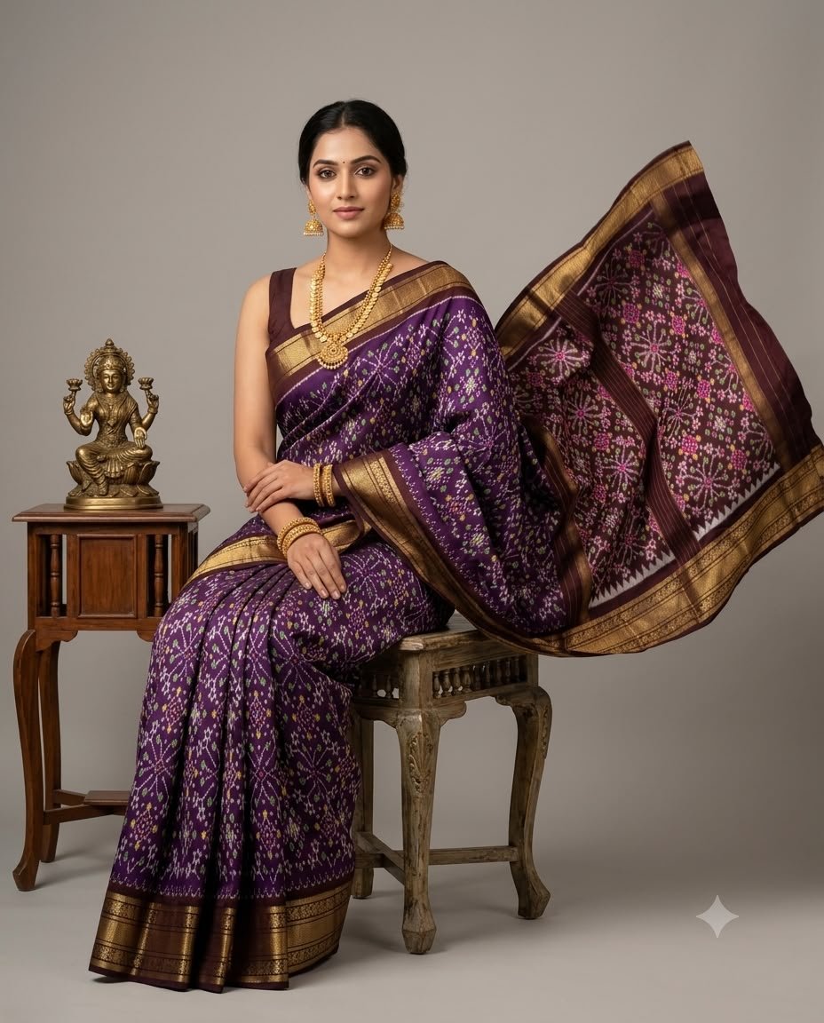 Kanchi Border Ikat - PSNTN29-KBIPIIDCD-02