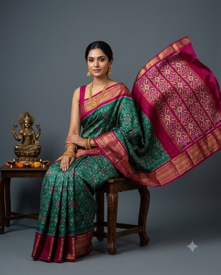 Kanchi Border Ikat - PSNTN29-KBIPIIDCD-14
