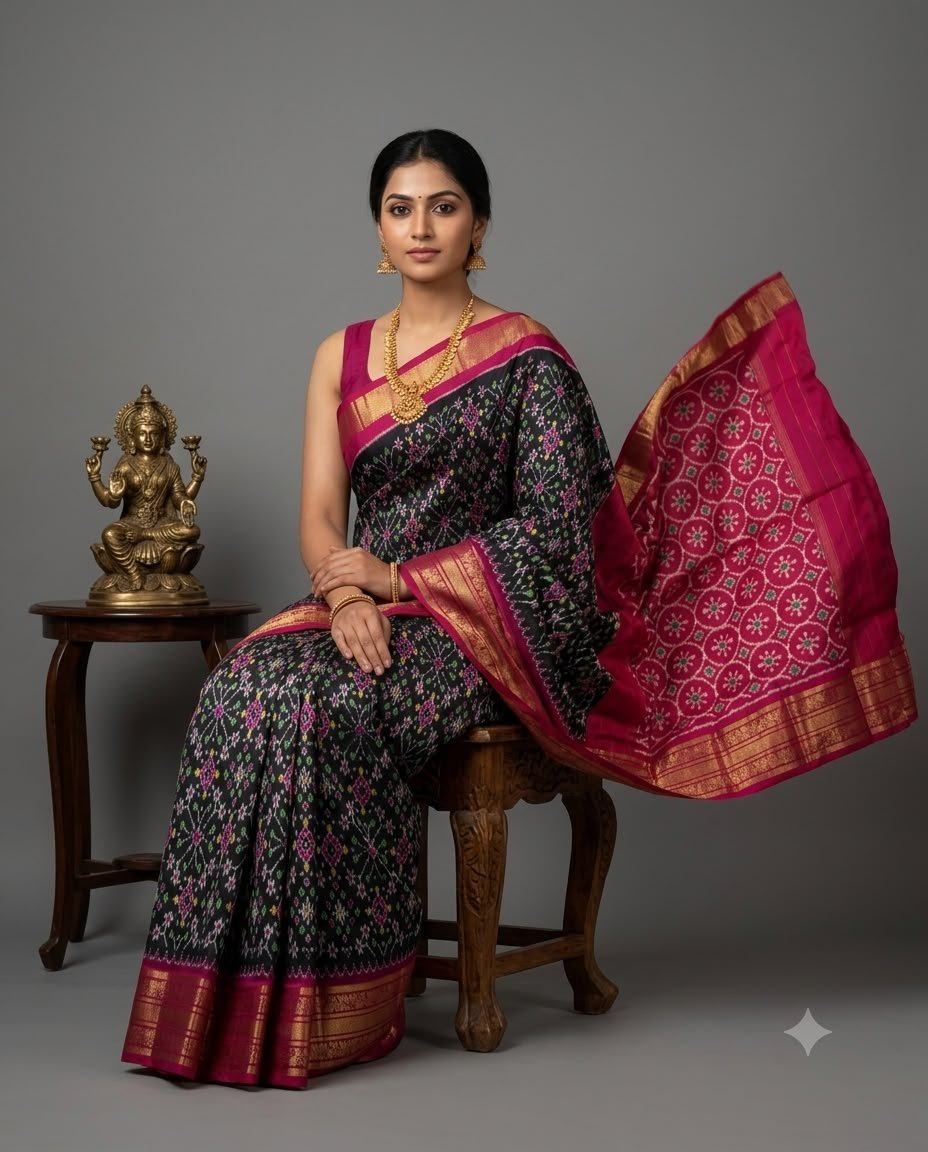 Kanchi Border Ikat - PSNTN29-KBIPIIDCD-16