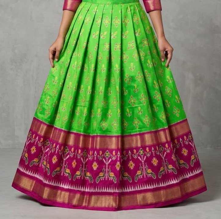 Silk Lehenga - PSSIN29-FSLGCSSCD-04