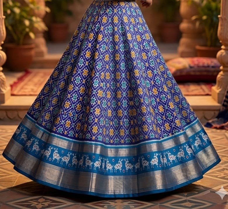 Silk Lehenga - PSSIN29-FSLGCSSCD-05