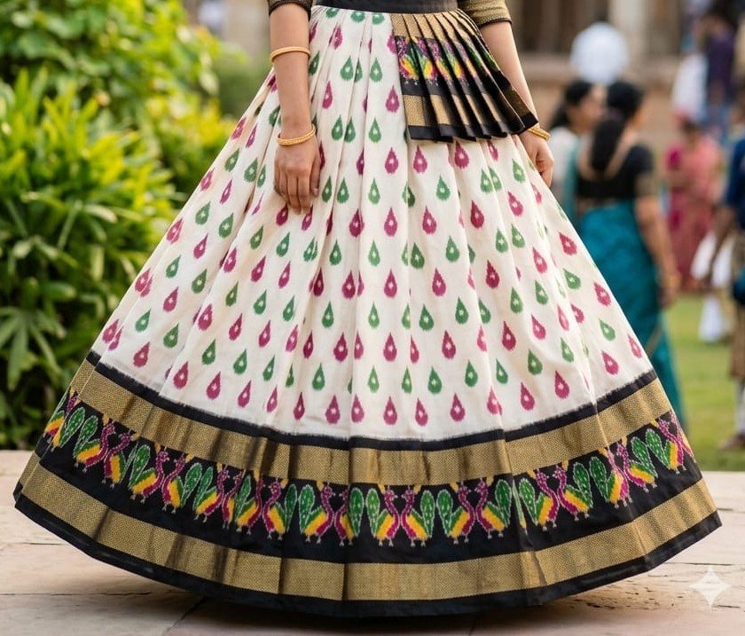 Silk Lehenga - PSSIN29-FSLGCSSCD-09