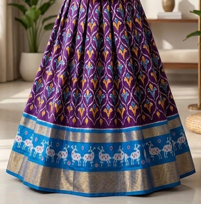 Silk Lehenga - PSSIN29-FSLGCSSCD-10