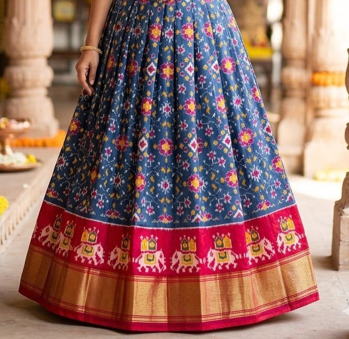 Silk Lehenga - PSSIN29-FSLGCSSCD-12