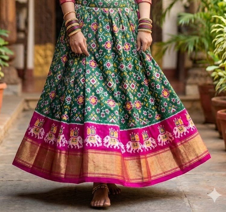 Silk Lehenga - PSSIN29-FSLGCSSCD-13