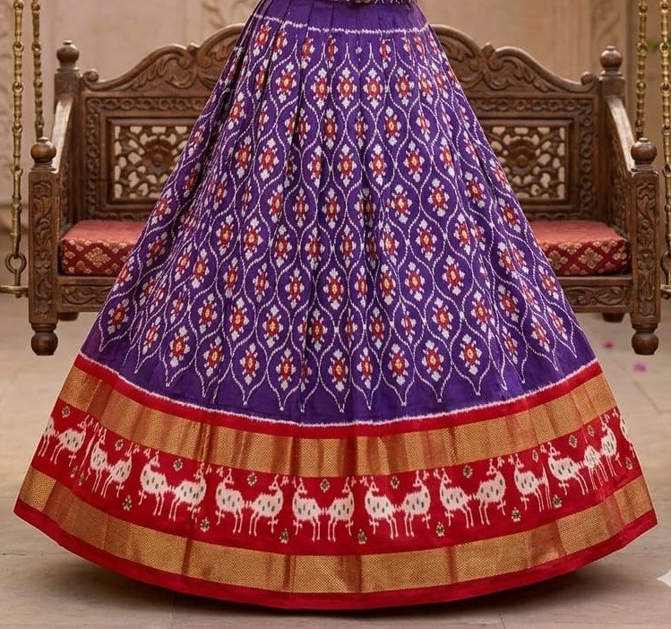 Silk Lehenga - PSSIN29-FSLGCSSCD-15