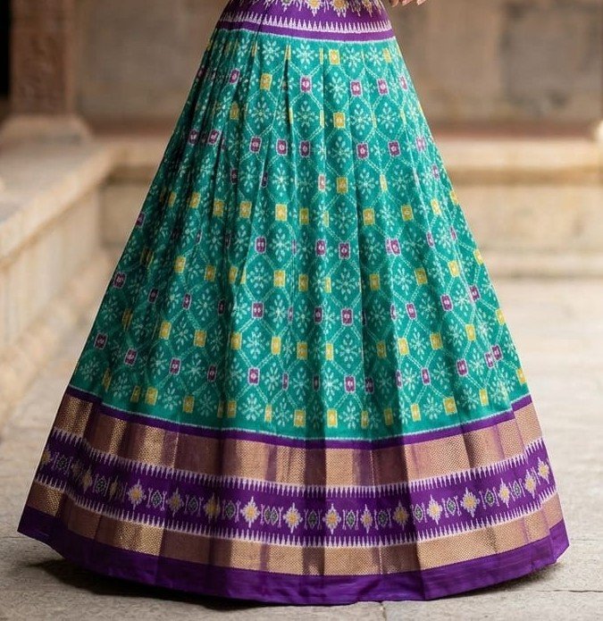 Silk Lehenga - PSSIN29-FSLGCSSCD-16